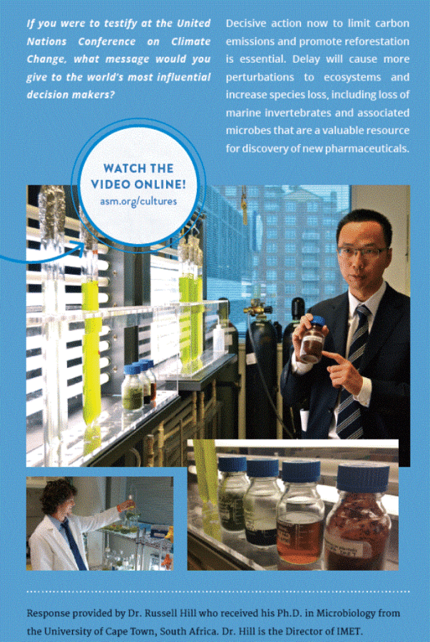Cultures Magazine – Algae biofuel and bioremediation work