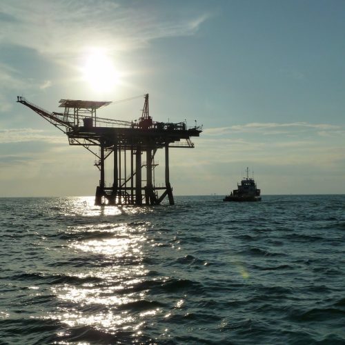 Gulf oil rig