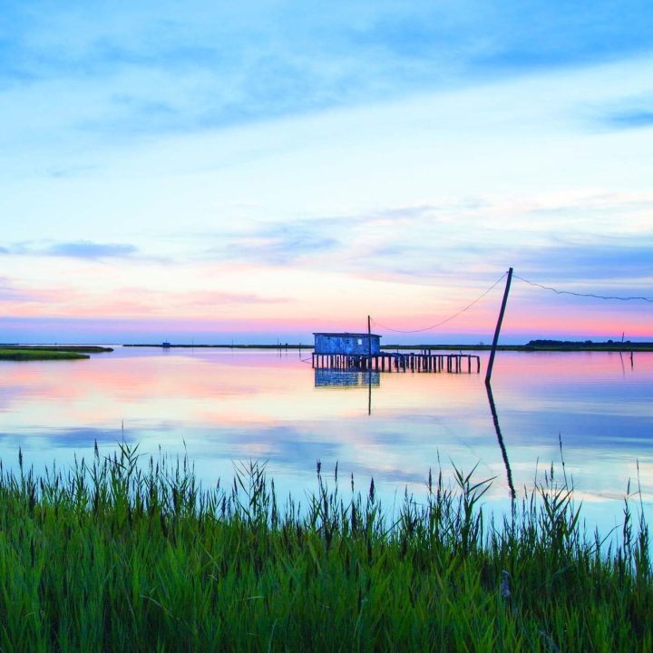 Sunset on the water