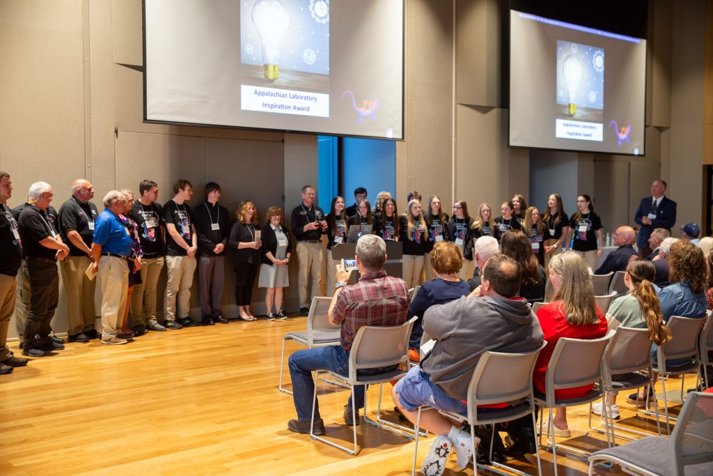 Group photo of GaCo team accepting 2024 Inspiration Award