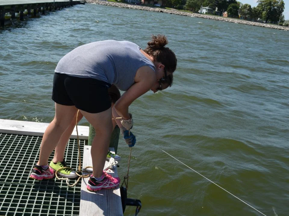 Thank you to Fred Jett for helping us deploy the hydrophone on his pound net in the Potomac River!