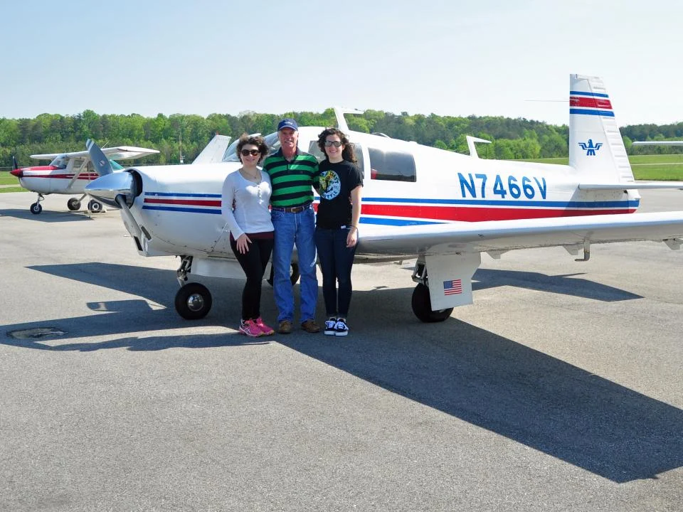 Jessica Wingfield and Leila Fouda surveyed the Chesapeake Bay for bottlenose dolphins from the air on April 27 with help from SouthWings pilot Ron Baker.