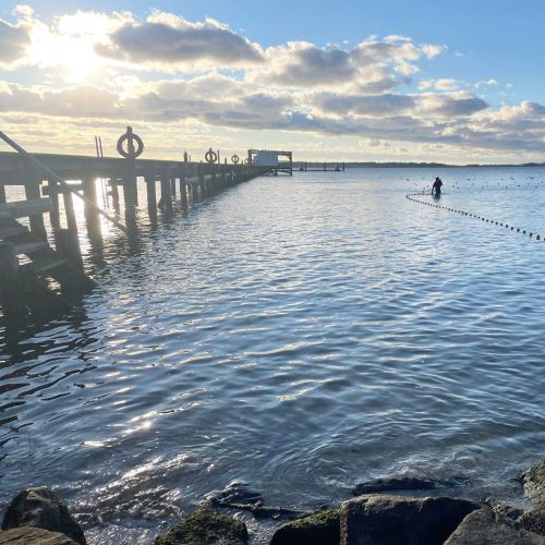 CBL Pier with waterfront next to it.