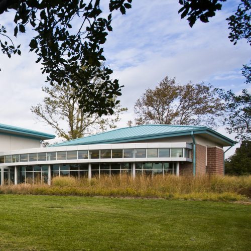A building on Horn Point's campus.