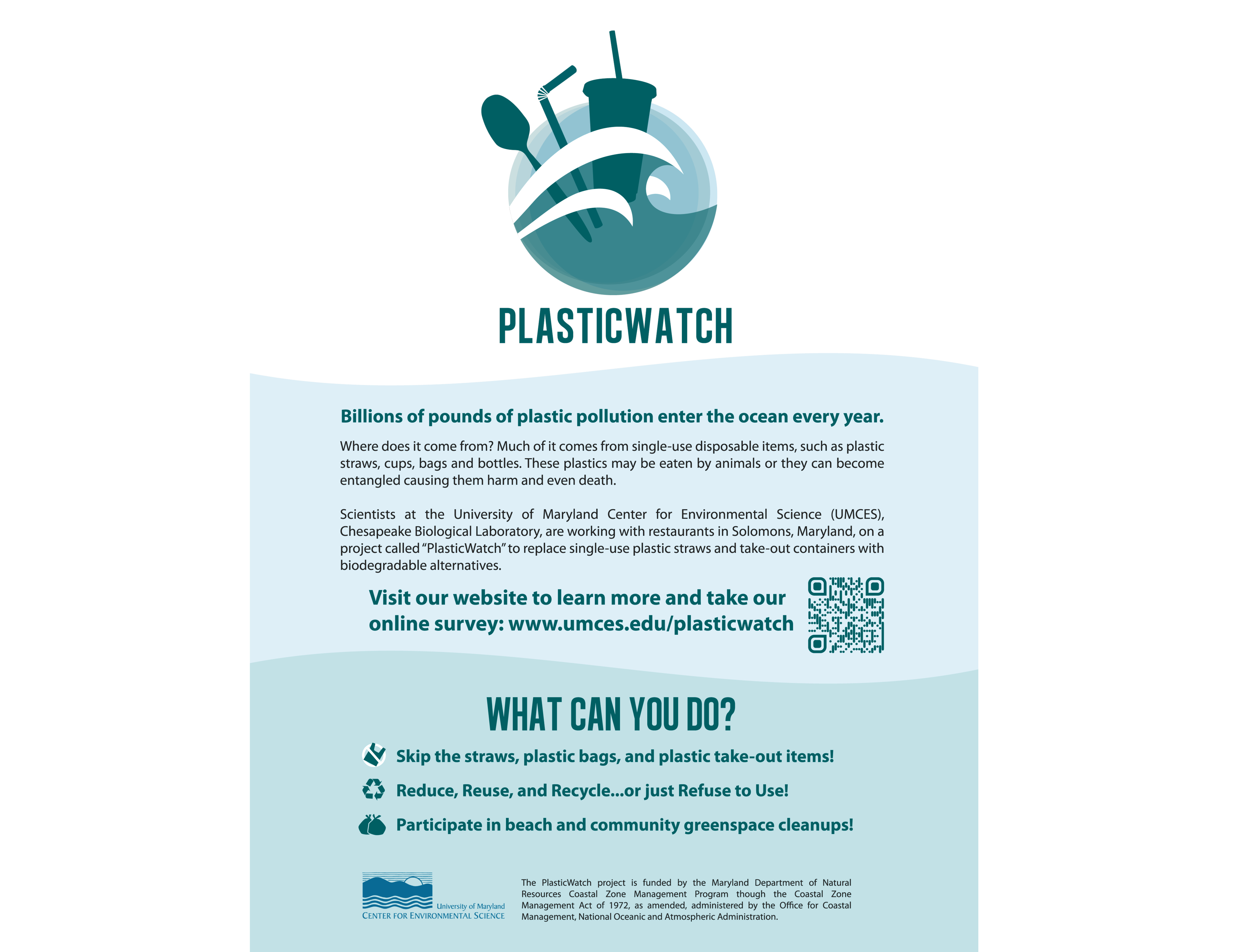 PlasticWatch flyer
