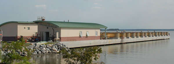 Horn Point concrete pier