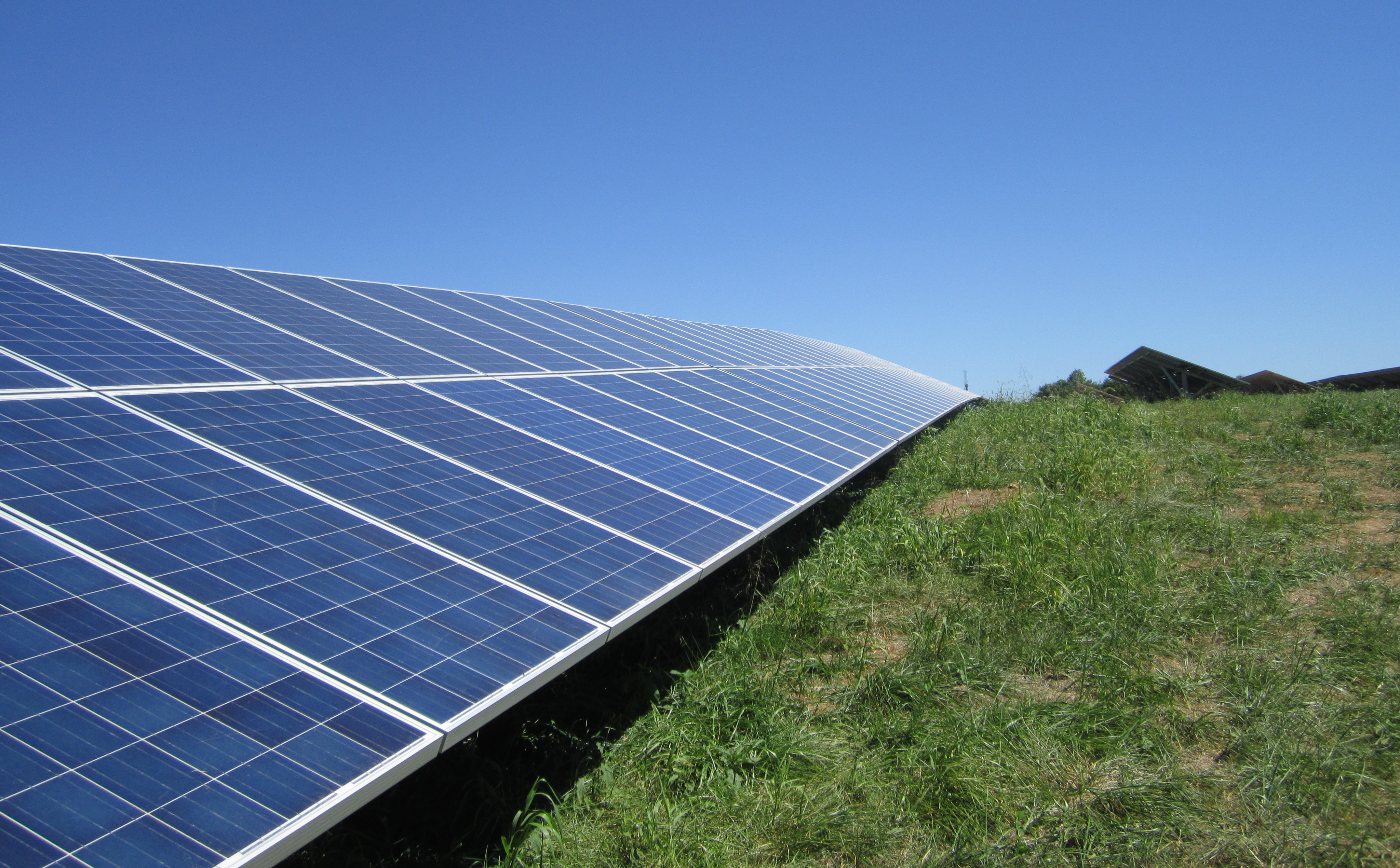 solar panel in a field